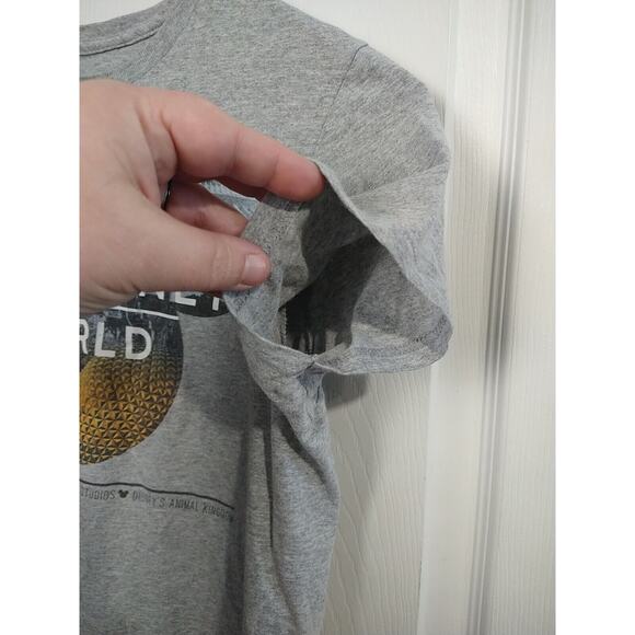 Disney Parks Walt Disney World Woman S Grey Short Sleeve Tee - Picture 6 of 8